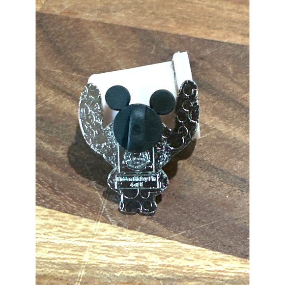 Disney Stitch Pin Mickey Trading Pin Authentic Silver Chaser Character - Picture 2 of 4